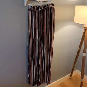 New Flowing Striped Forever21 Pants